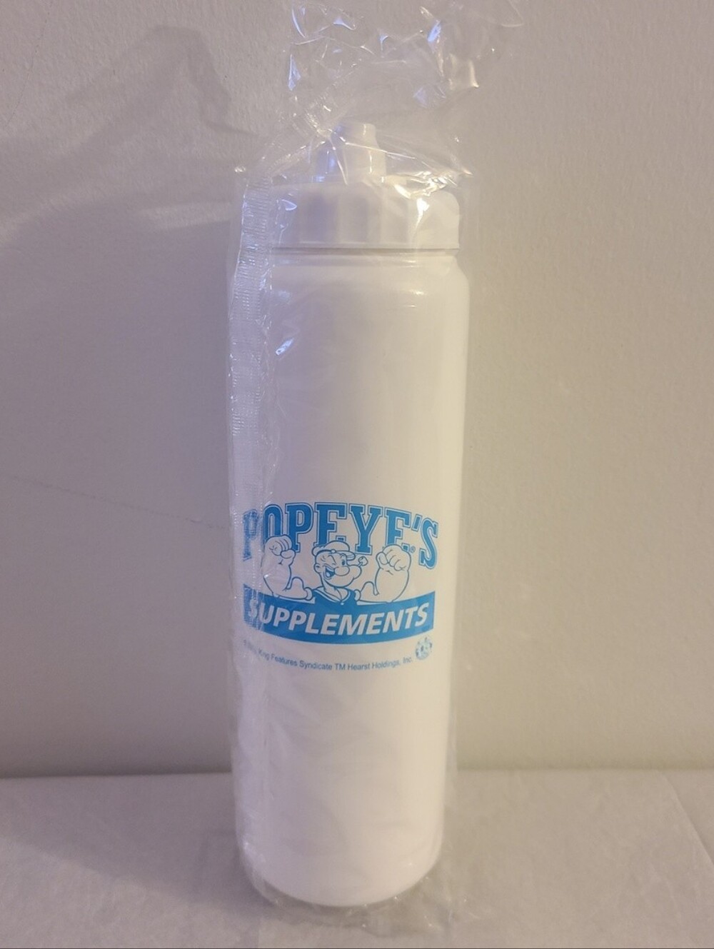 BNIP SEALED - Popeye's Water Squeeze Bottle Gym Travel Fitness